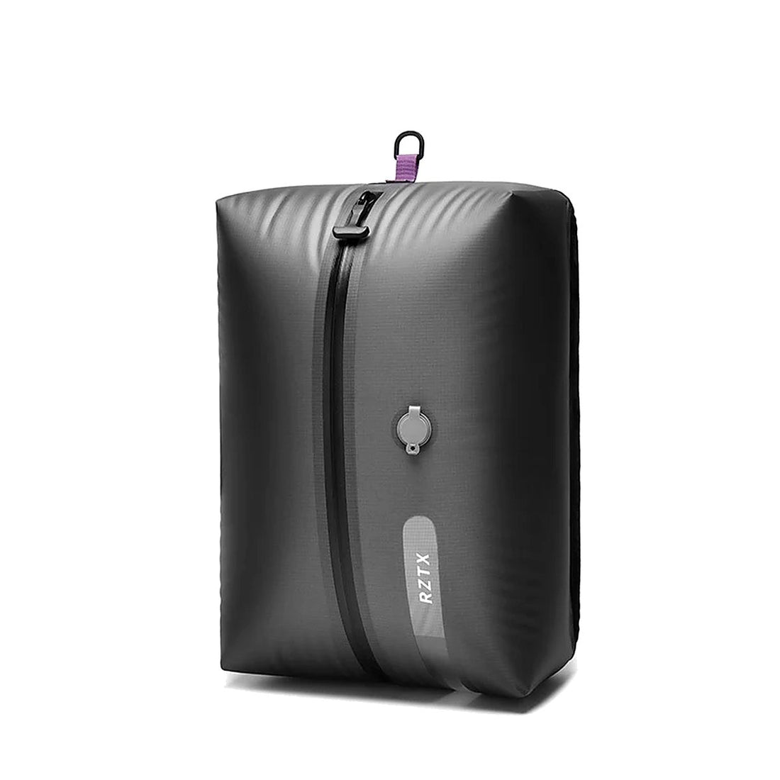 Auralane vacuum compression bag in grey, side view